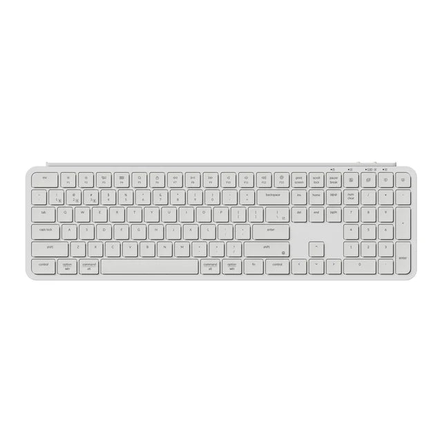 Keychron B6 Pro Ultra-Slim Wireless Keyboard (Ivory White) - New