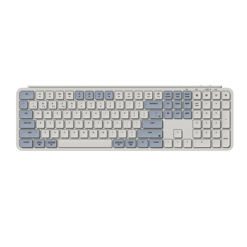 Keychron B6 Pro Ultra-Slim Wireless Keyboard (Retro Blue) - New