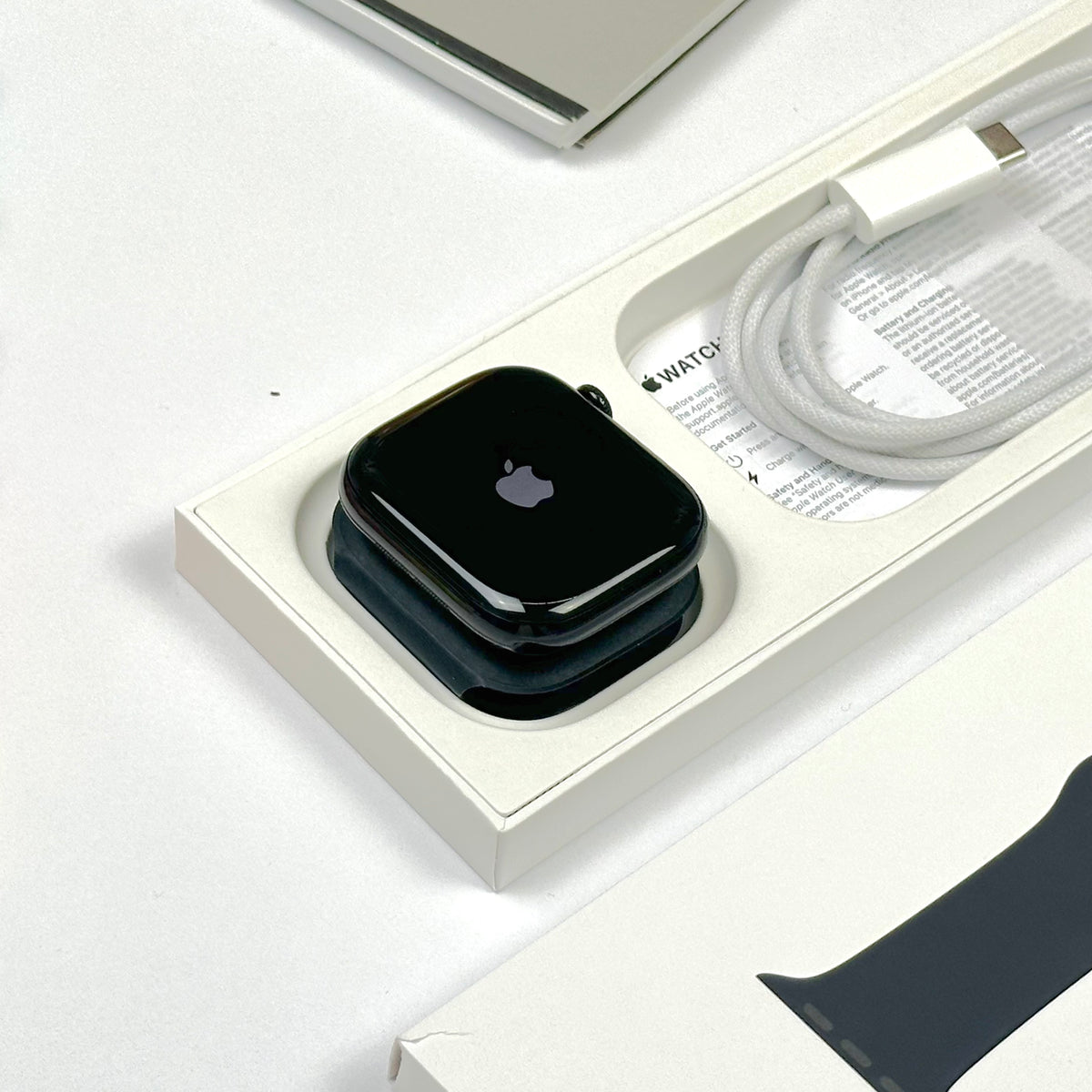 2024 Apple Watch Series 10 (46mm, Jet Black Aluminium with Black Sports Band, GPS) - Pre Owned / Apple Limited Warranty - Mac Shack