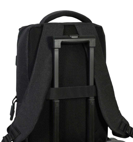 15.6-Inch Smart Laptop Bag (USB-A and 3.5mm AUX Connectivity, Black) - New - Mac Shack