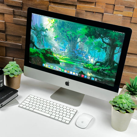 Apple iMac 21-inch 3.0GHz Quad-Core i5 (4K Retina, 8GB RAM, 1TB Fusion, Silver) - Pre Owned / 3 Month Warranty - Mac Shack