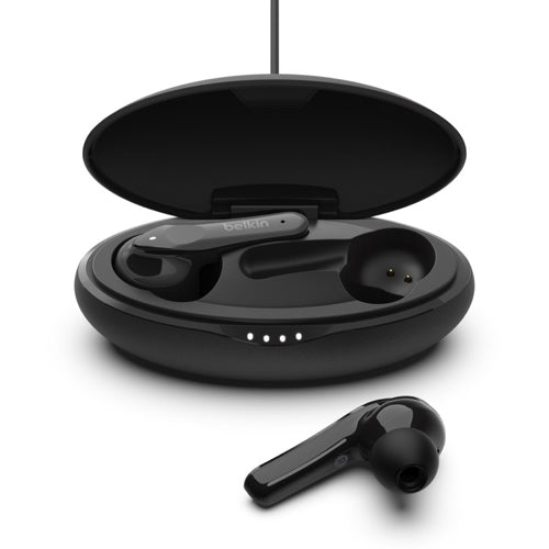 Belkin SoundForm Move Plus True Wireless Earbuds - Black - Mac Shack