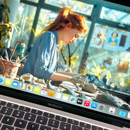2020 Apple MacBook Air 13-inch M1 8-Core CPU, 7-Core GPU (16GB Unified RAM, 256GB SSD, Space Gray) - Pre Owned / 3 Month Warranty - Mac Shack