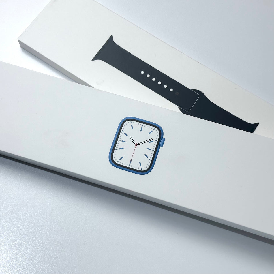 Apple Watch Series 7 45mm Blue Aluminium Cellular (2021) - Pre-Owned