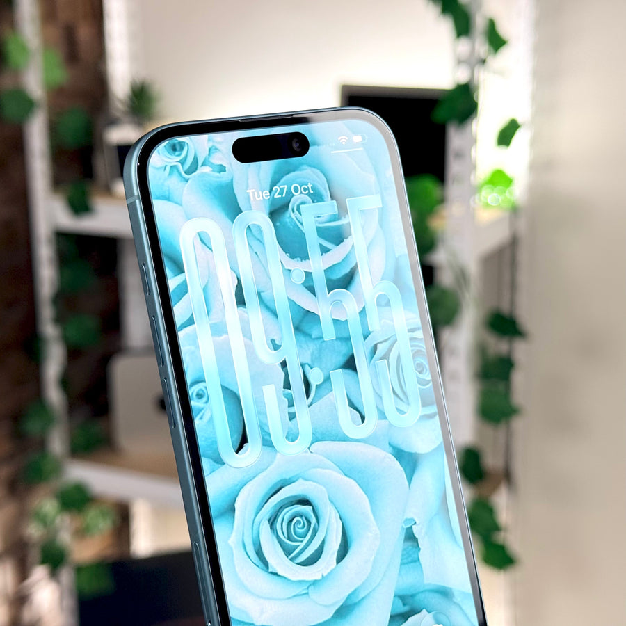 Pre-owned iPhone 16 Teal display close-up showing screen in Prime condition - MacShack