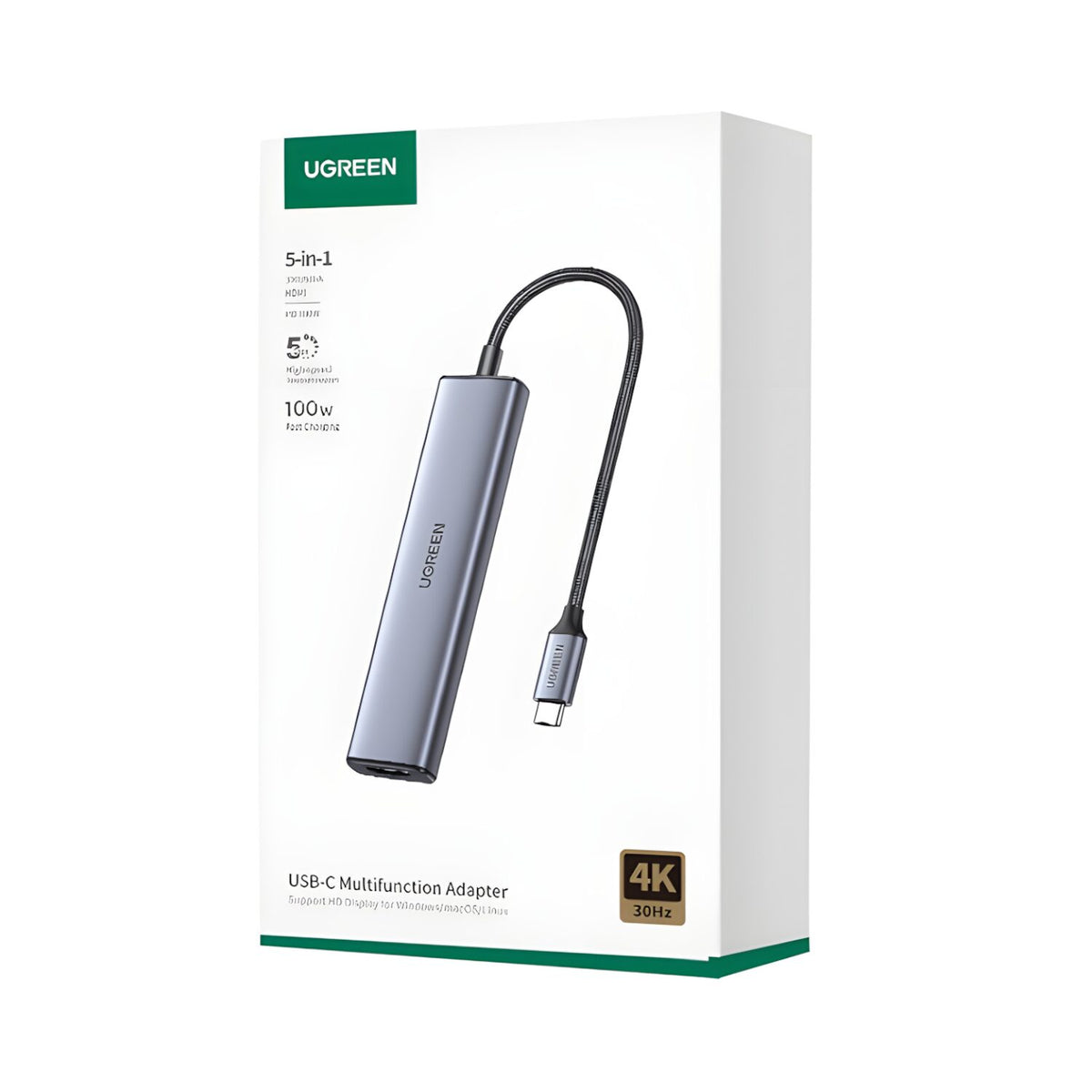 UGREEN  5-in-1 Multifunctional USB-C Adapter
