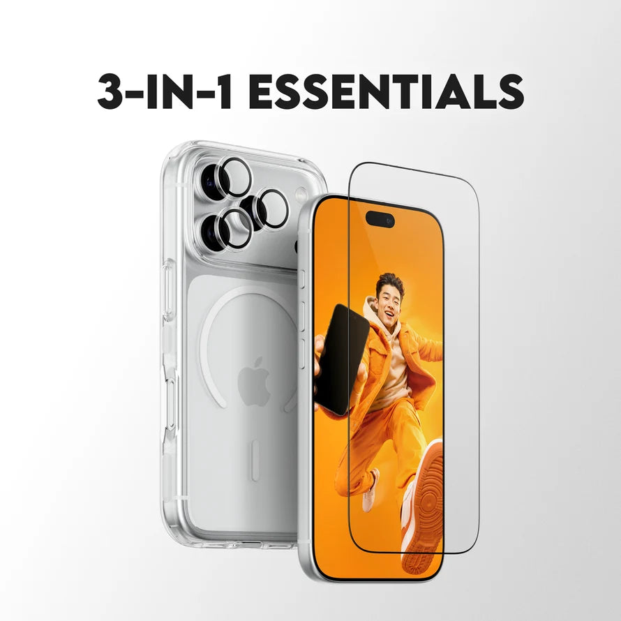 CARE by PanzerGlass® 3-in-1 Flagship Explorer Bundle w. Easy Aligner for iPhone 18 Pro