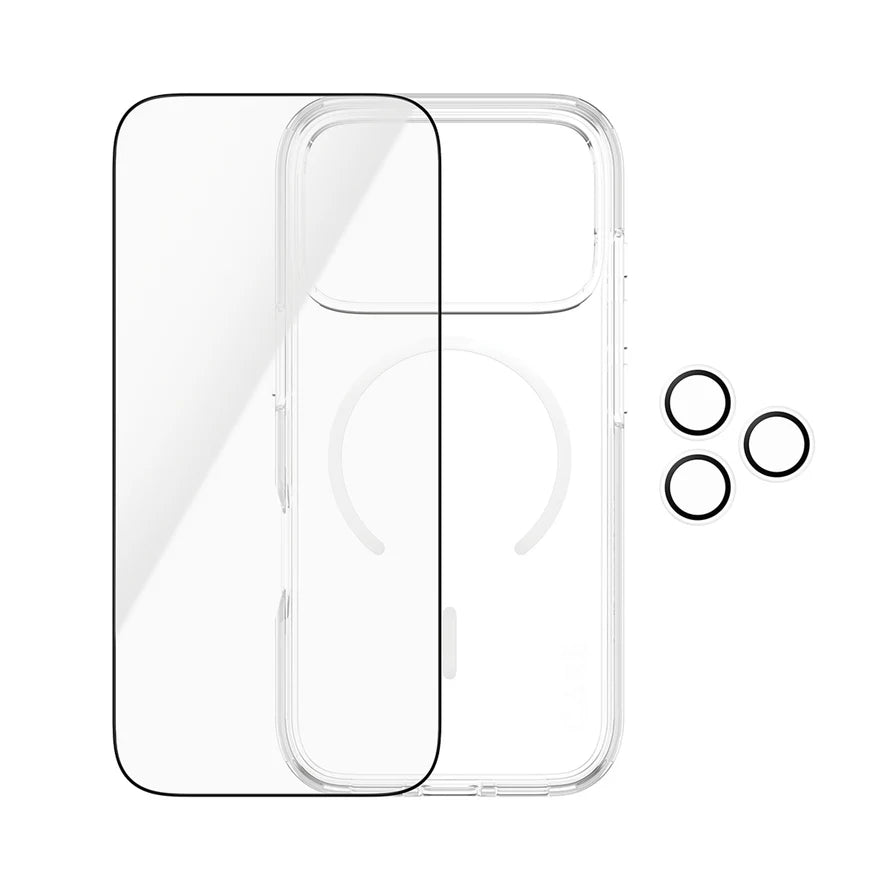 CARE by PanzerGlass® 3-in-1 Flagship Explorer Bundle w. Easy Aligner for iPhone 18 Pro