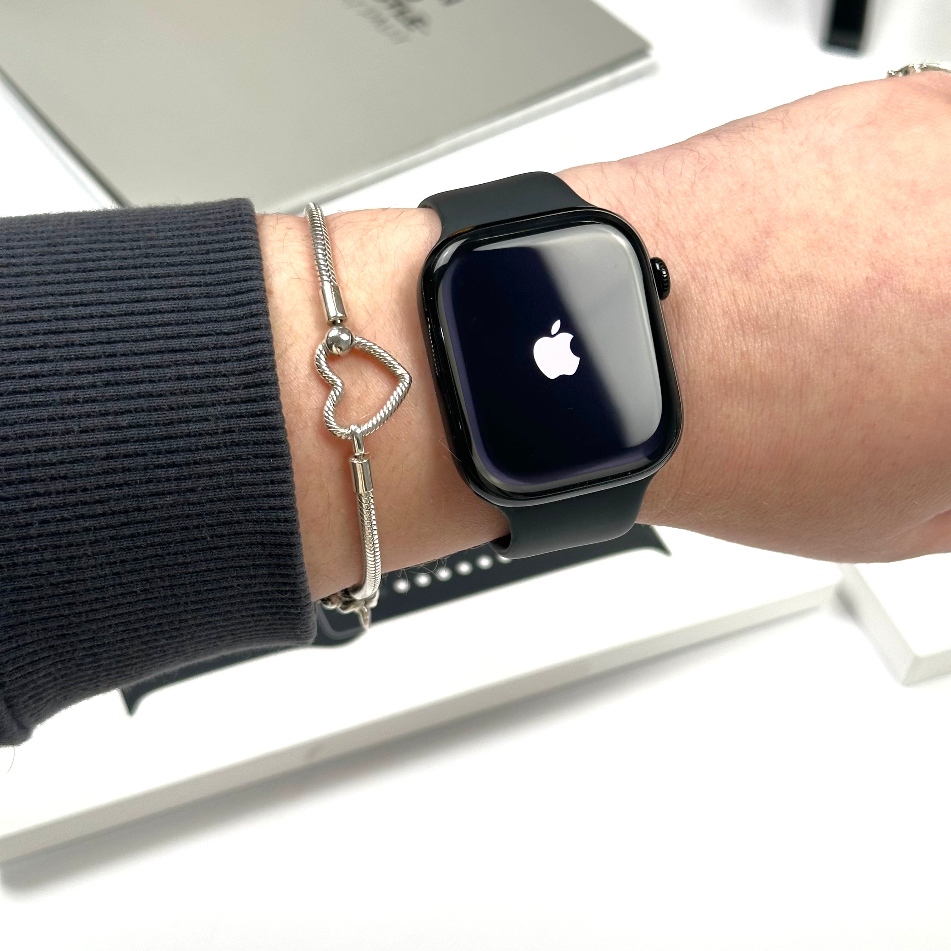 2024 Apple Watch Series 10 (46mm, Jet Black Aluminium with Black Sports Band, GPS) - Pre Owned / Apple Limited Warranty - Mac Shack
