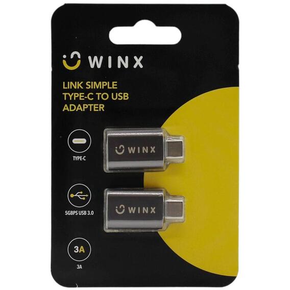 WINX LINK Simple Type-C to USB Adapter Dual Pack