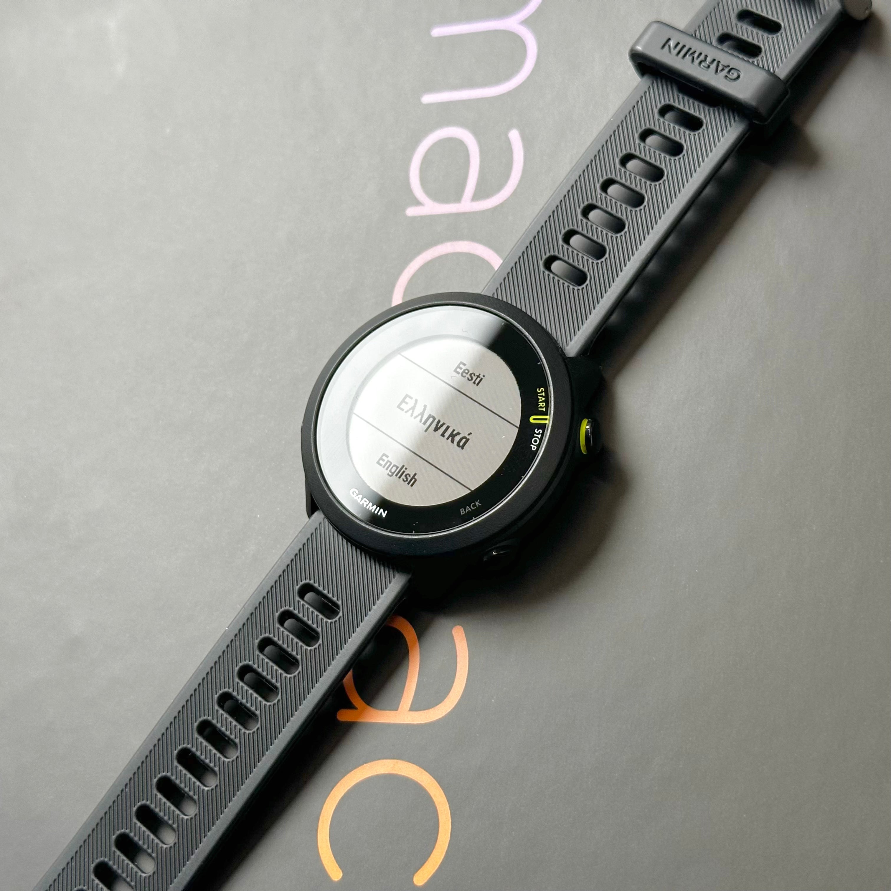 Garmin Forerunner 55 (42mm, Black with Black Silicone Band) - Pre Owned / 3 Month Warranty - Mac Shack