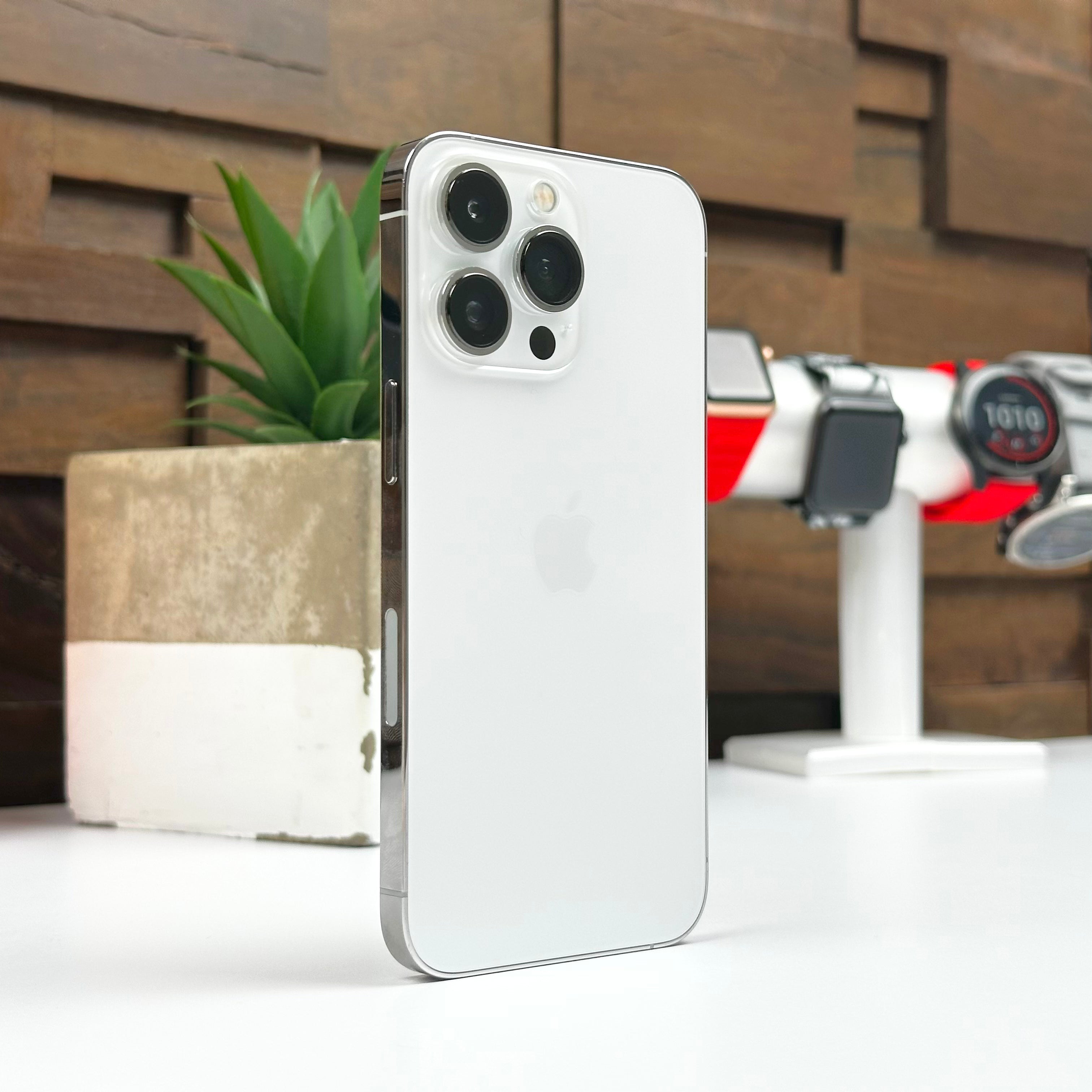 Apple iPhone 13 Pro (128GB, Silver) - Pre Owned / 12 Month Limited Warranty - Mac Shack
