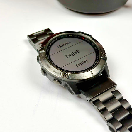 Garmin fēnix 6X Pro (51mm, Black DLC with Stainless Steel Band) - Pre Owned / 3 Month Warranty - Mac Shack