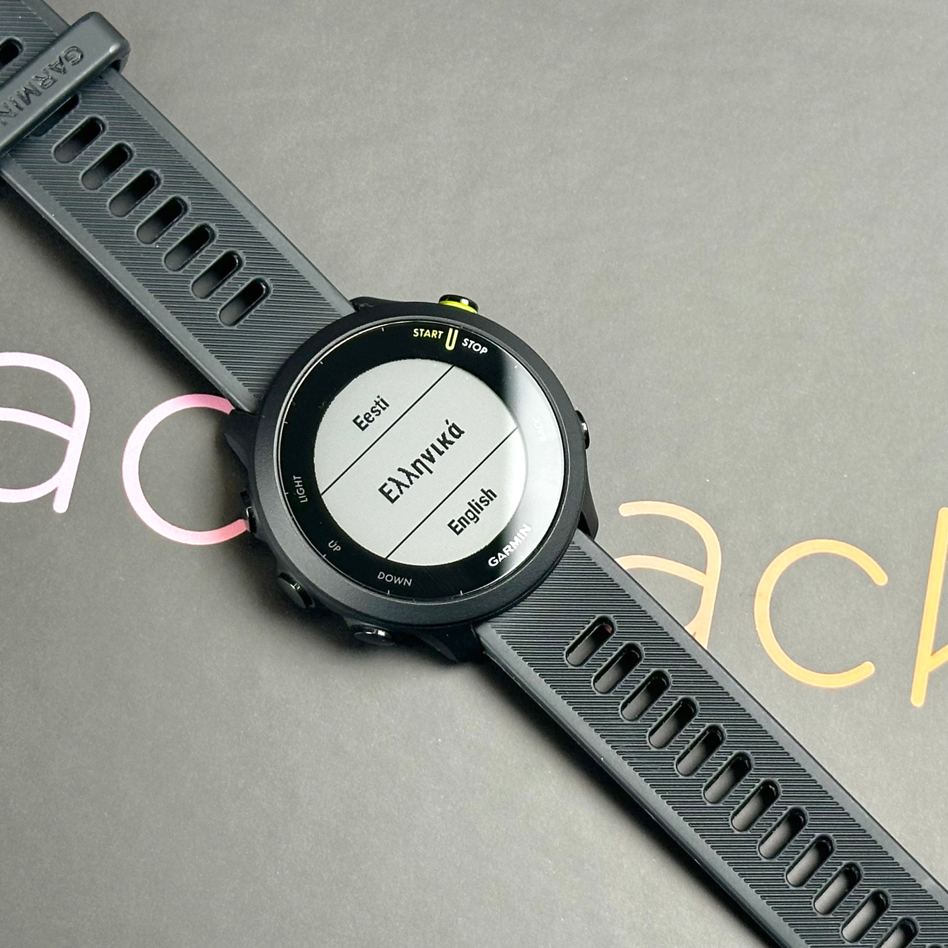Garmin Forerunner 55 (42mm, Black with Black Silicone Band) - Pre Owned / 3 Month Warranty - Mac Shack