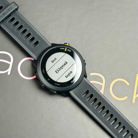 Garmin Forerunner 55 (42mm, Black with Black Silicone Band) - Pre Owned / 3 Month Warranty - Mac Shack