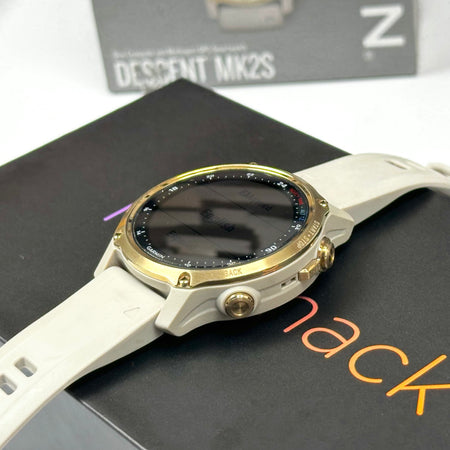 Garmin Descent Mk2S (43mm, Light Gold with Light Sand Silicone Band) - Pre Owned / 3 Month Warranty - Mac Shack