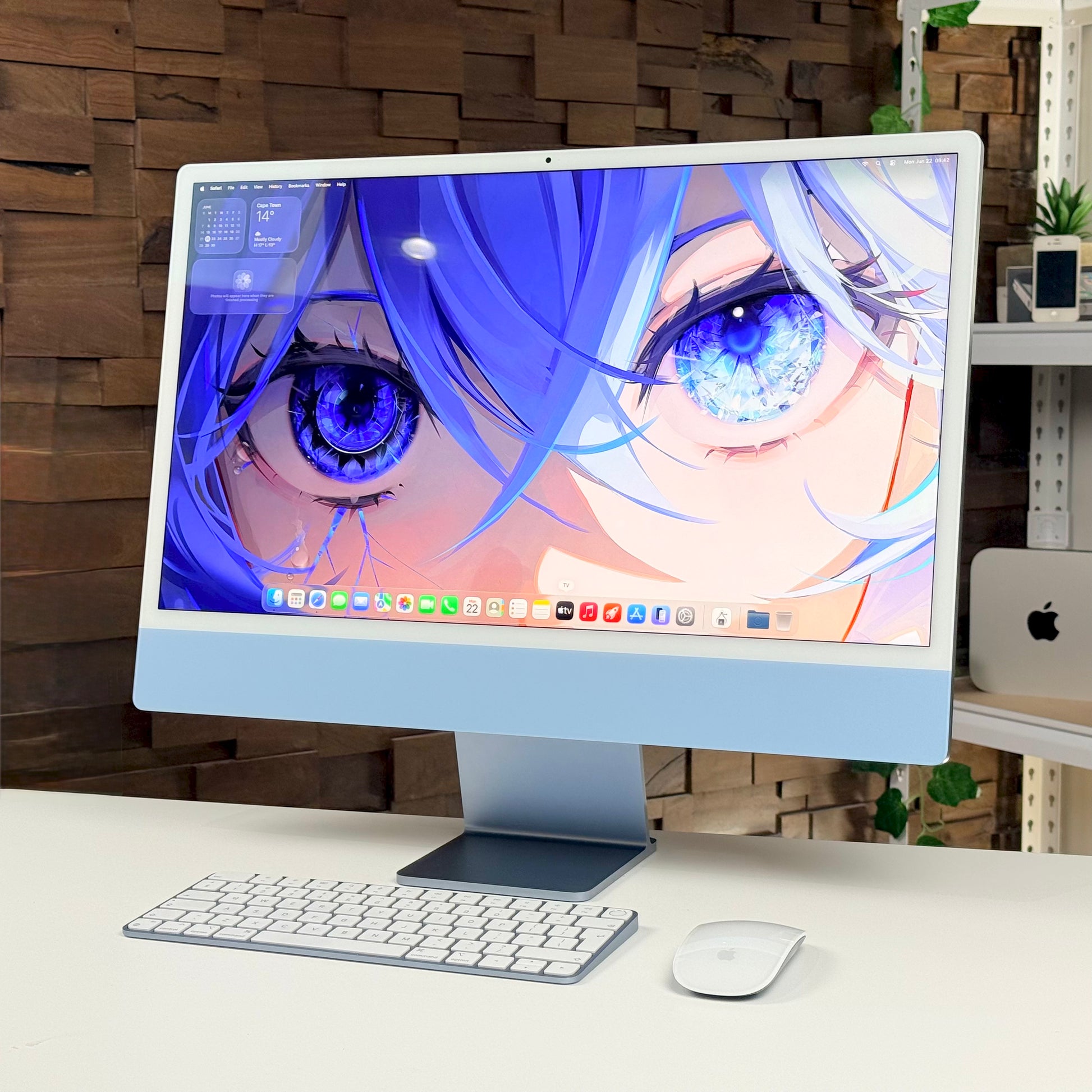 美品 M1 iMac 16GB 512SSD 24インチ iMac 24-inch M1 16GB 512GB Blue (2021) Pre-Owned | Apple Desktop