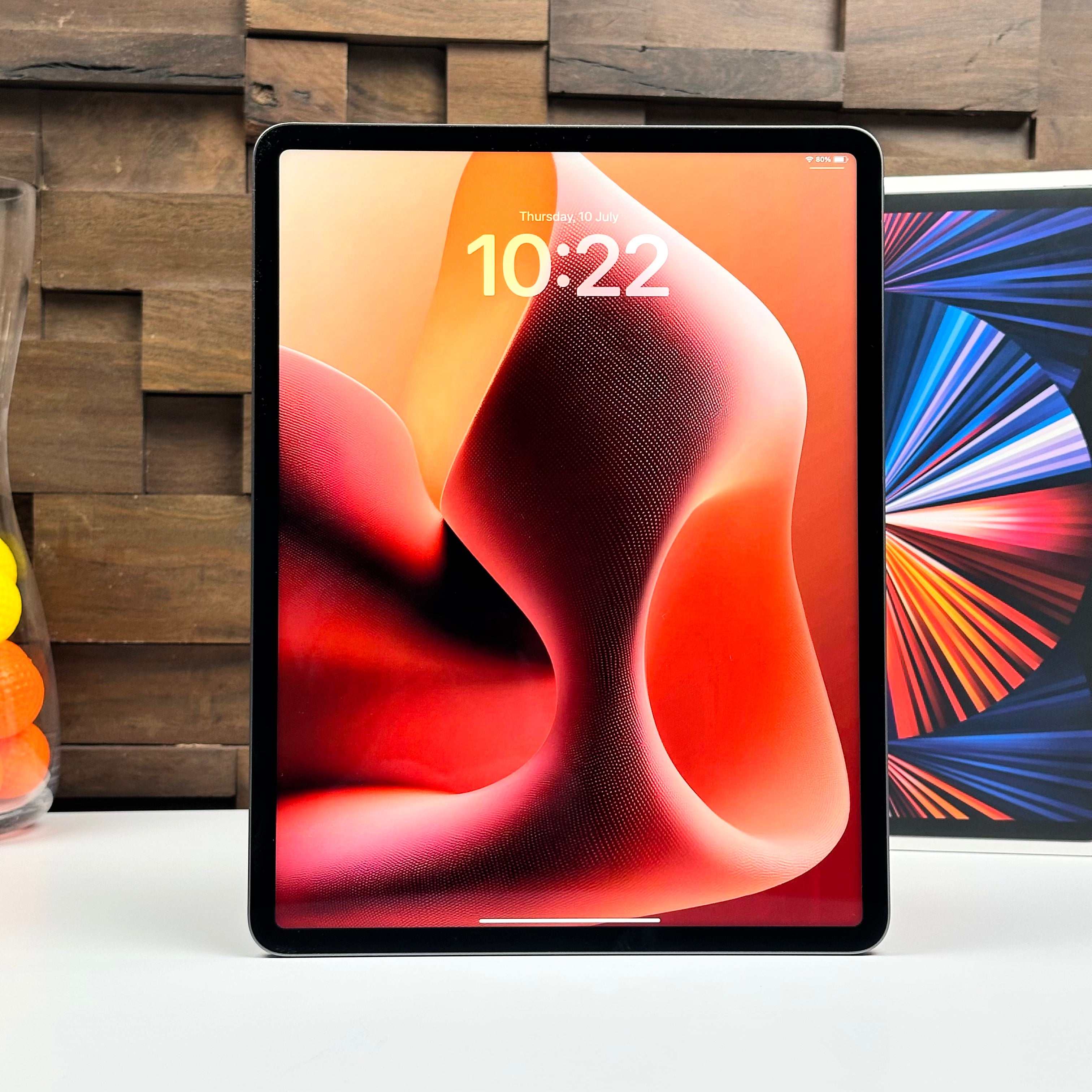 Combo Deal 2021 12.9-inch Apple iPad Pro 5th Gen M1 (256GB, Wifi, Space Gray) + Apple Smart Keyboard Folio - Pre Owned / 3 Month Warranty - Mac Shack