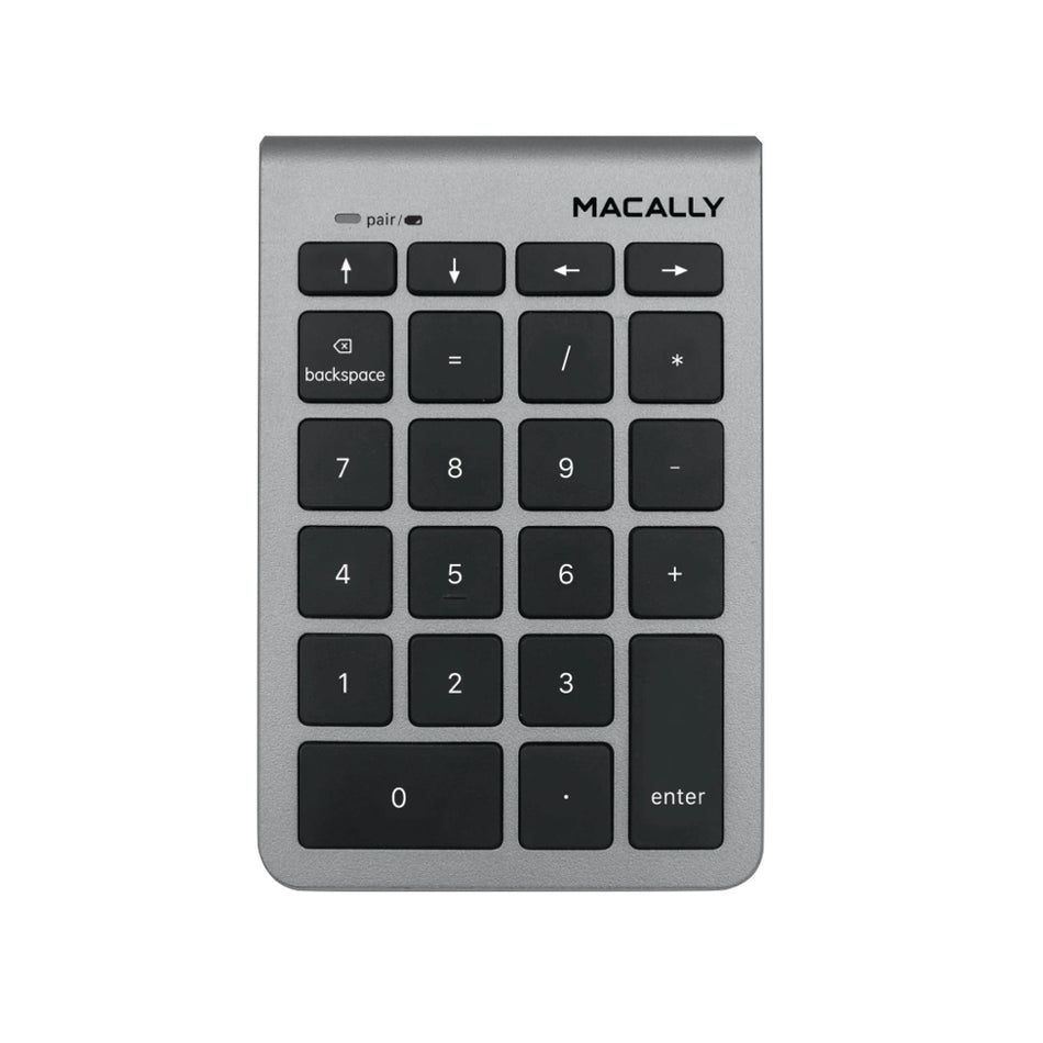 Macally Bluetooth Numeric Keypad For Mac (Grey) - New