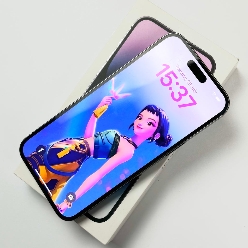 Apple iPhone 14 Pro Max (128GB, Deep Purple) - Pre Owned / 3 Month Warranty - Mac Shack