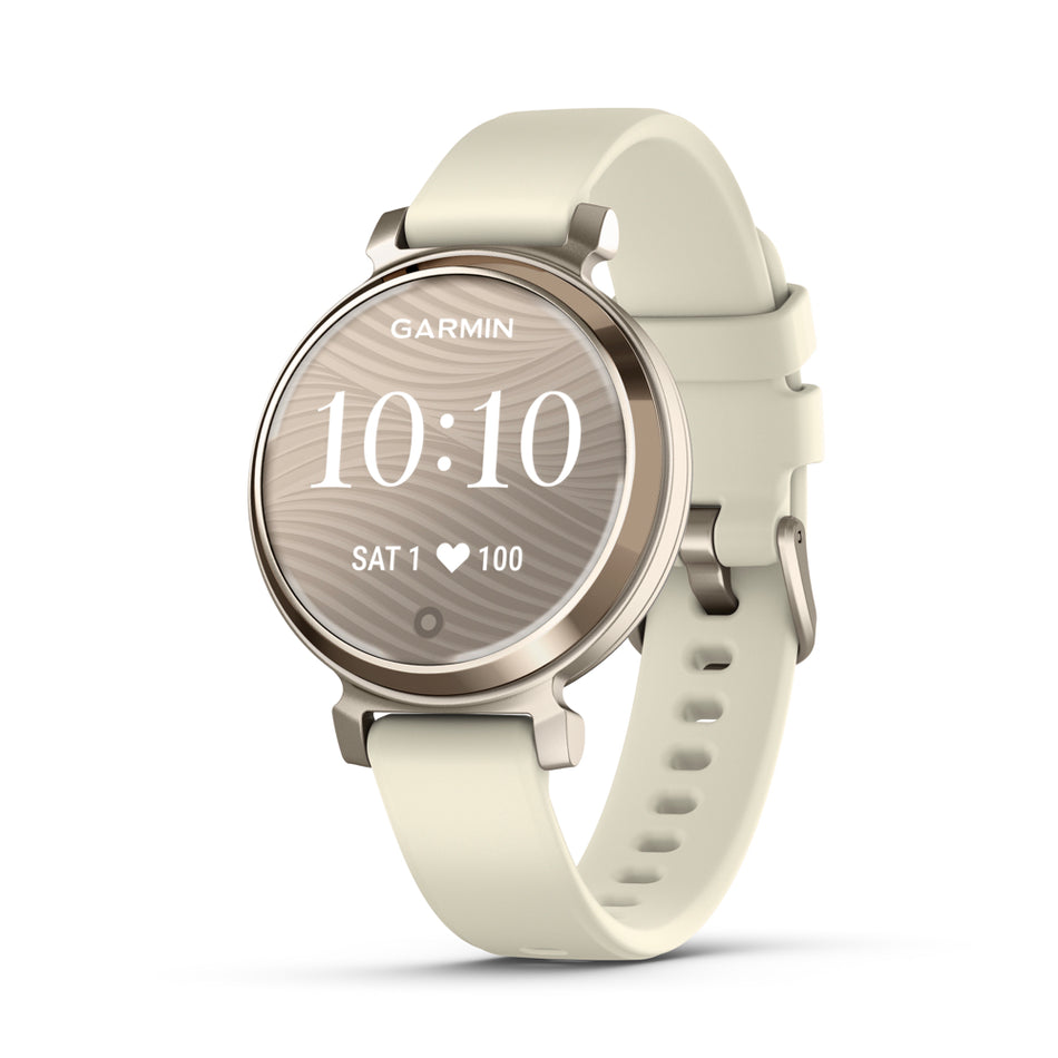 Garmin Lily® 2 - Cream Gold with Coconut Silicone Band