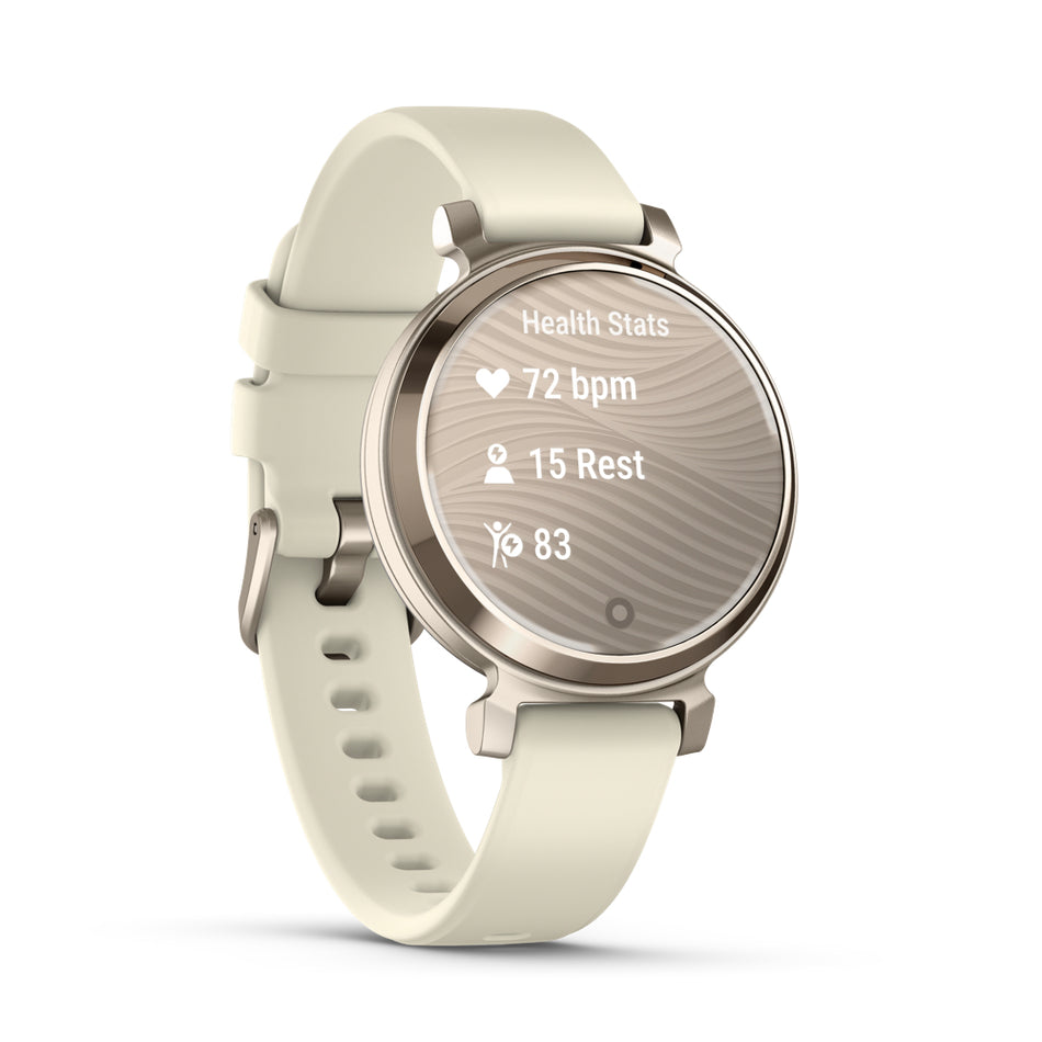 Garmin Lily® 2 - Cream Gold with Coconut Silicone Band