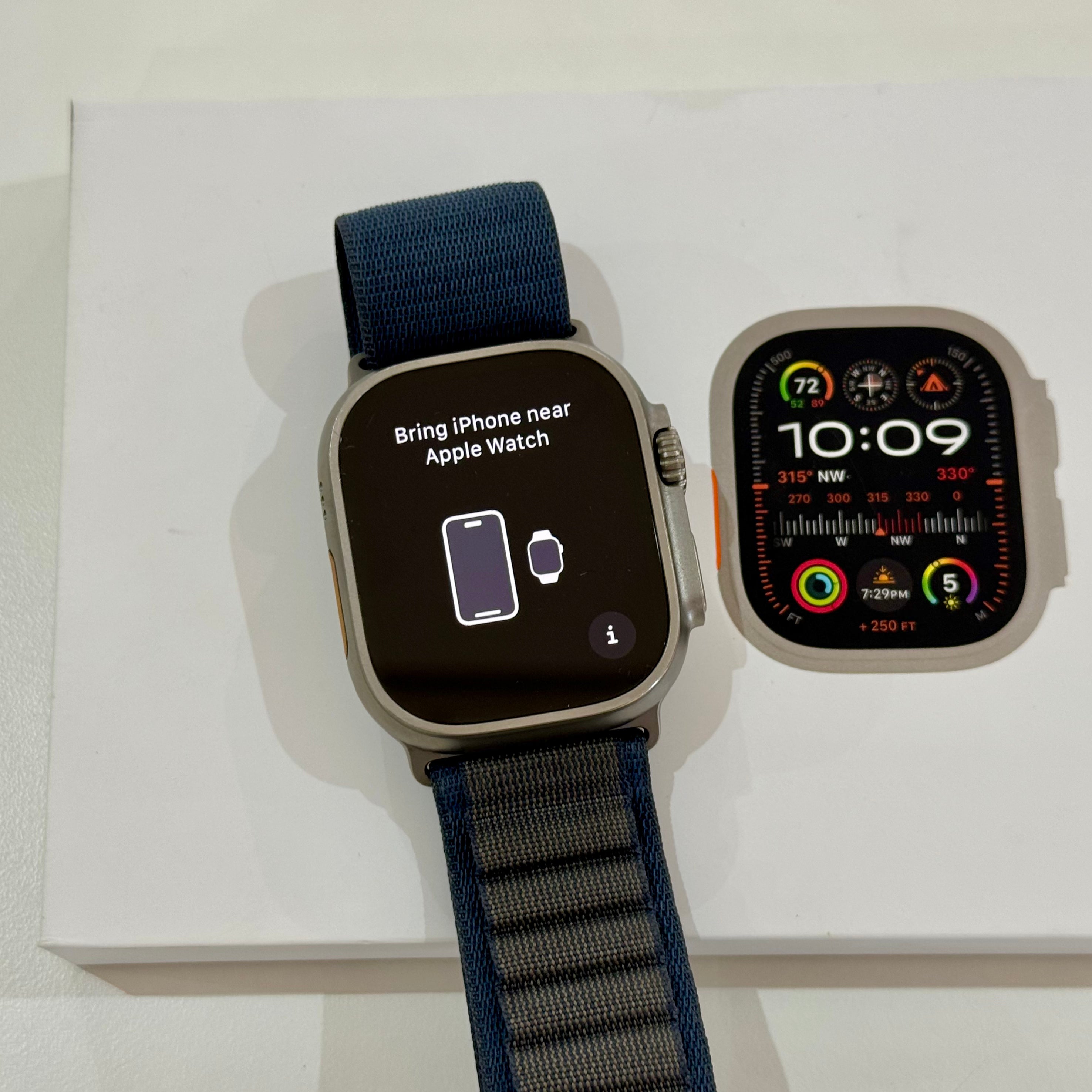 Apple Watch Ultra 2 (49mm, Titanium with Blue Alpine Loop, GPS & Cellular) - Pre Owned / Apple Limited Warranty - Mac Shack