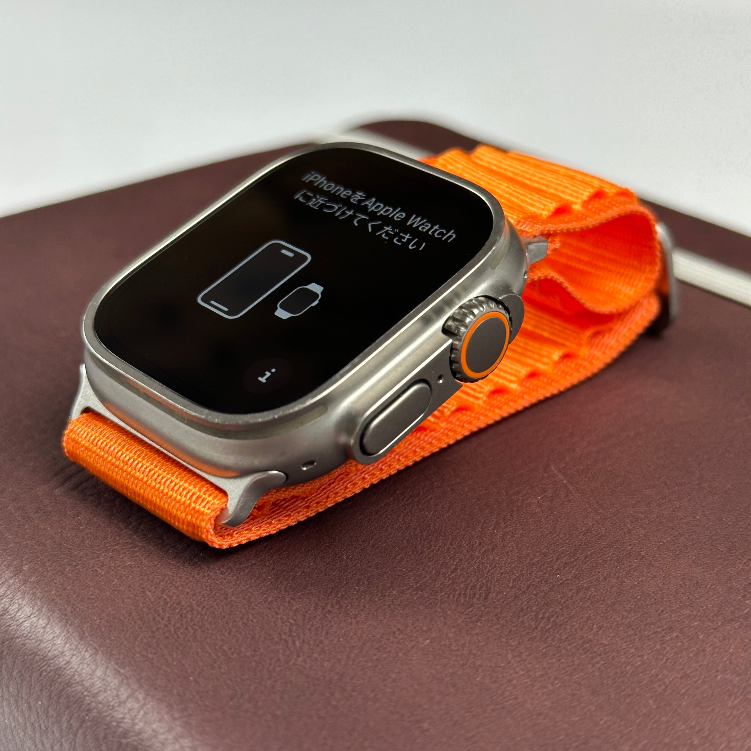 Apple Watch Ultra 1st Gen (49mm, Titanium with Orange Alpine Loop, GPS & Cellular) - Pre Owned / 3 Month Warranty - Mac Shack