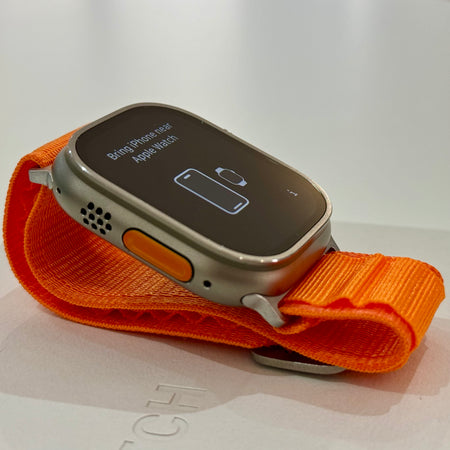 2023 Apple Watch Ultra 2 (49mm, Titanium with Orange Alpine Loop, GPS & Cellular) - Pre Owned /  3 Month Warranty - Mac Shack