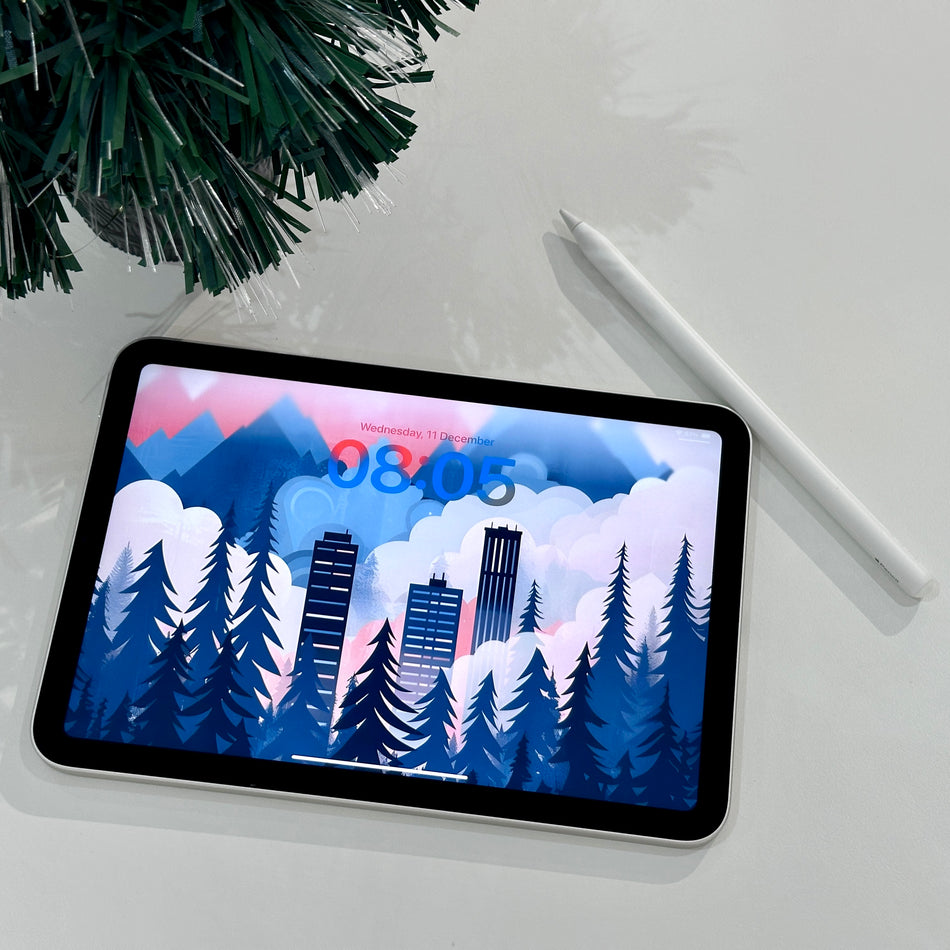 Combo Deal 2021 Apple iPad Mini 6th Generation (256GB, Wifi, Starlight) + Apple Pencil 2nd Gen - Pre Owned / 3 Month Warranty - Mac Shack