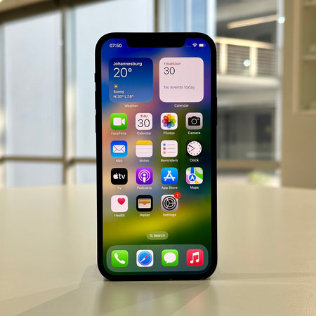 Apple iPhone 12 (64GB, Black) - Pre Owned / 3 Month Warranty - Mac Shack