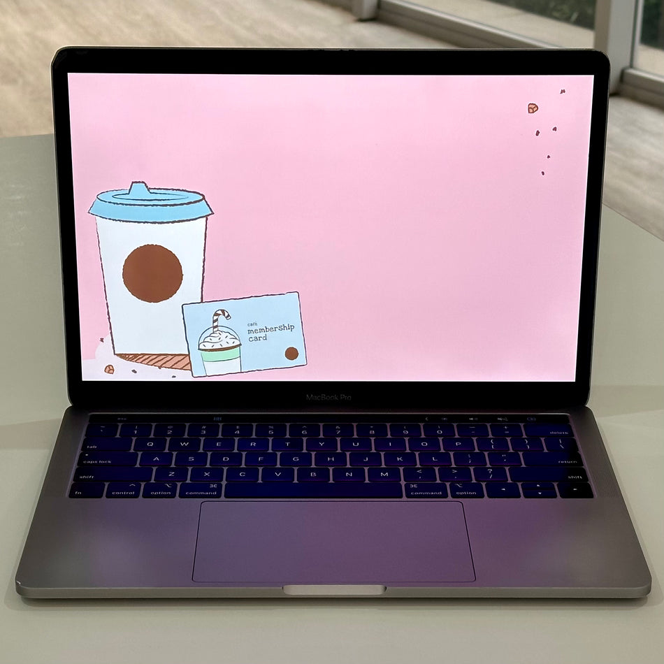 Custom Build 2019 Apple MacBook Pro 13-inch 1.7GHz Quad-Core i7 (Touch Bar, 8GB RAM, 256GB SSD, Space Gray) - Pre Owned / 3 Month Warranty