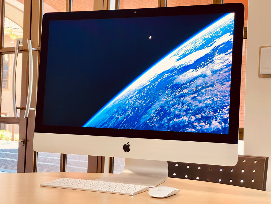 Apple iMac 27-inch 3.2GHz Quad-Core i5 (5K Retina, 8GB RAM, 1TB Fusion, Silver) - Pre Owned  / 3 Month Warranty