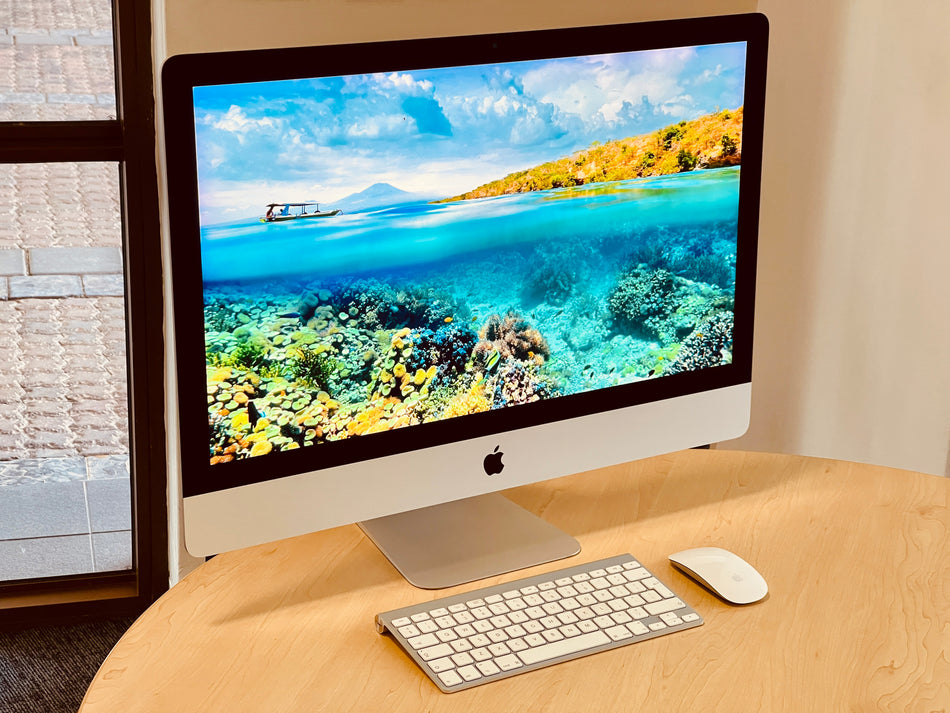 Apple iMac 27-inch 3.3GHz Quad-Core i5 (5K Retina, 8GB RAM, 2TB Fusion, Silver) - Pre Owned  / 3 Month Warranty