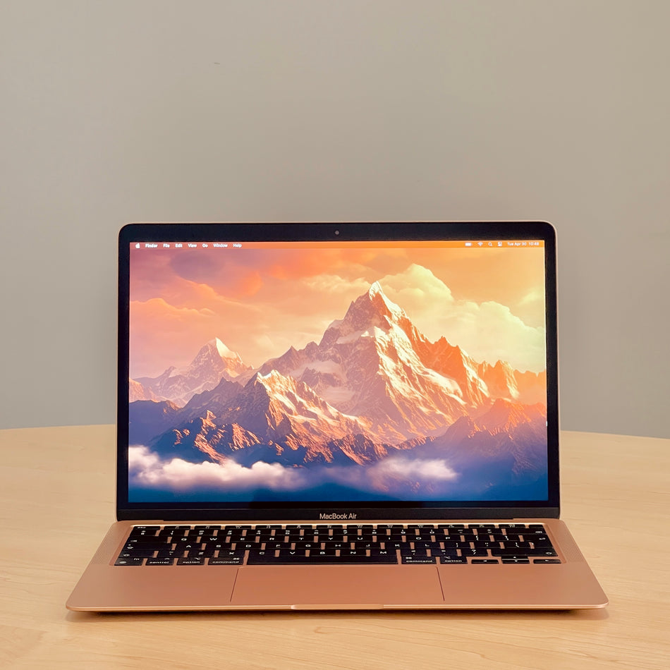 2020 Apple MacBook Air 13-inch M1 8-Core CPU, 7-Core GPU (8GB Unified RAM, 256GB SSD, Gold) - Pre Owned / 3 Month Warranty - Mac Shack