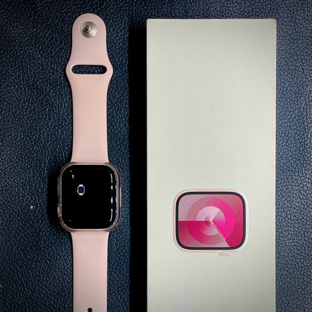 Apple Watch Series 9 (41mm, Pink Aluminium with Light Pink Sports Band, GPS) - Demo / Apple Limited Warranty - Mac Shack
