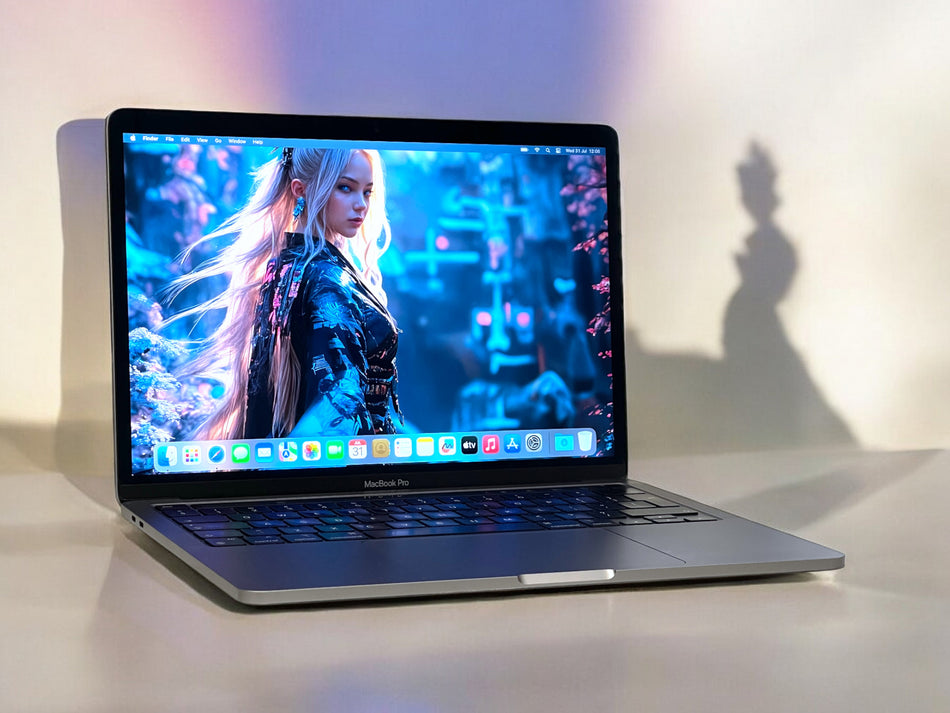 Custom Build 2020 Apple MacBook Pro 13-Inch M1 8-Core CPU, 8-Core GPU (Touch Bar, 16GB RAM, 512GB SSD, Space Gray) - Pre Owned / 3 Month Warranty