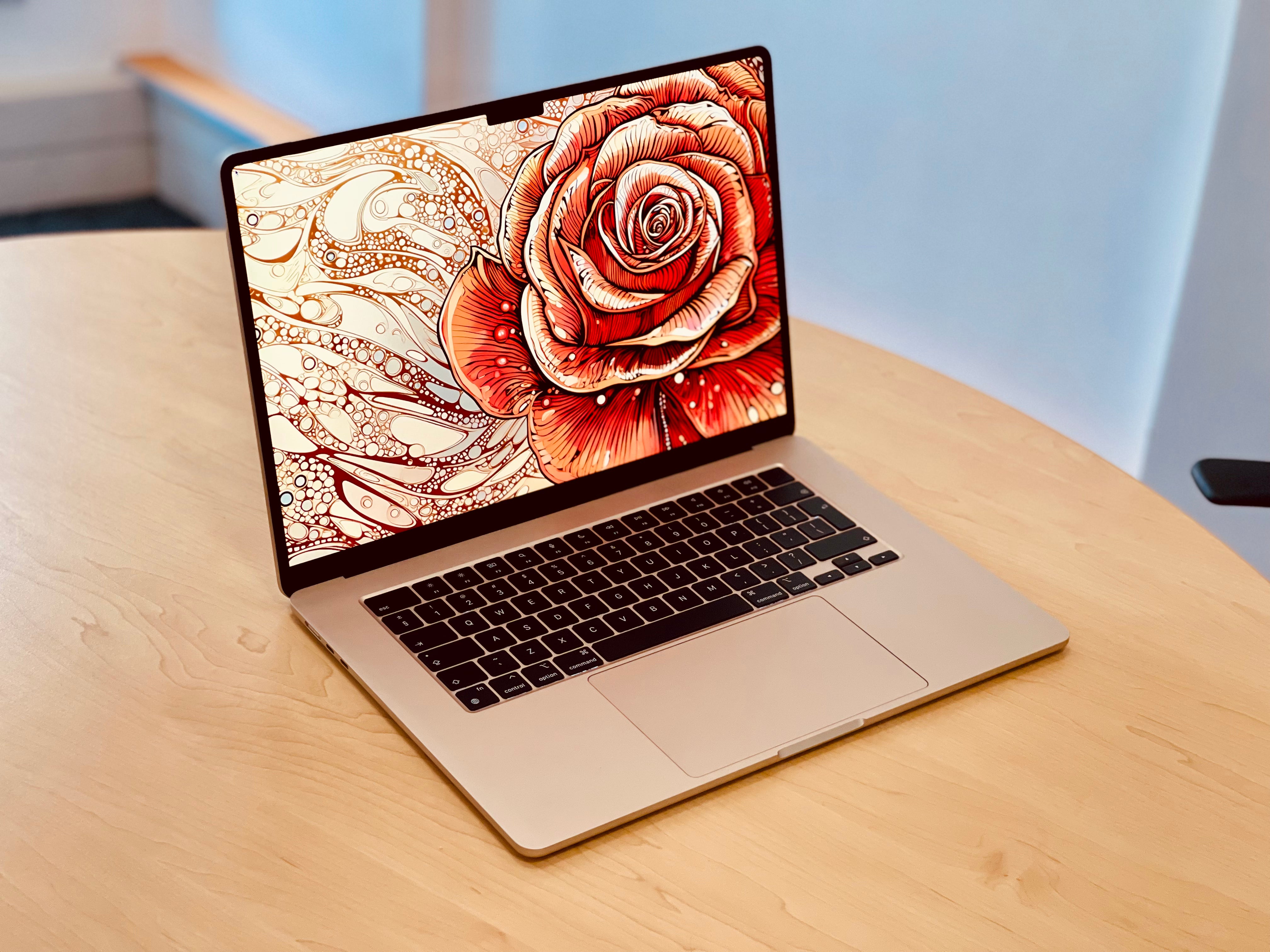 2023 Apple MacBook Air 15-inch M2 8-Core CPU, 10-Core GPU (8GB Unified RAM, 512GB, Starlight) - Demo / Apple Limited Warranty - Mac Shack