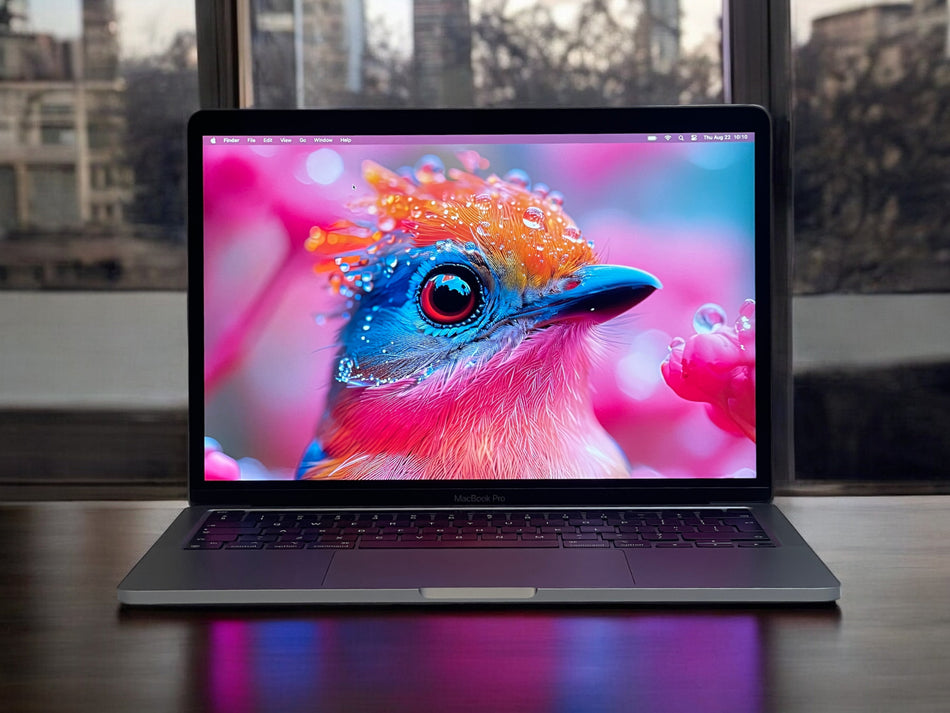 2022 Apple MacBook Pro 13-Inch M2 8-Core CPU, 10-Core GPU (8GB Unified RAM, 256GB SSD, Space Gray) - Demo / 3 Month Warranty