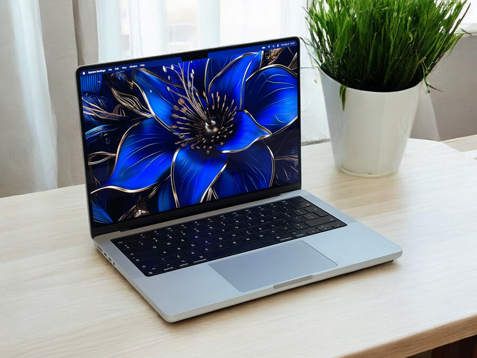 2021 Apple MacBook Pro 14-Inch M1 Pro 10-Core CPU, 16-Core GPU (16GB Unified RAM, 1TB SSD, Silver) - Pre Owned / 3 Month Warranty