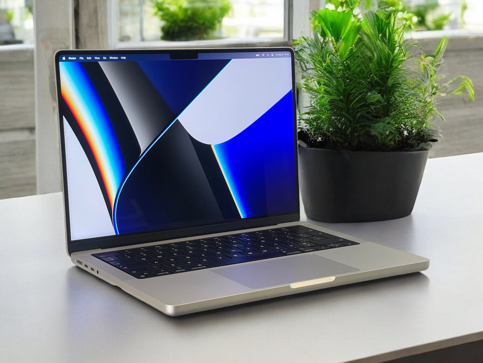 2021 Apple MacBook Pro 14-Inch M1 Pro 10-Core CPU, 16-Core GPU (16GB Unified RAM, 1TB SSD, Silver) Pre Owned / 3 Month Warranty