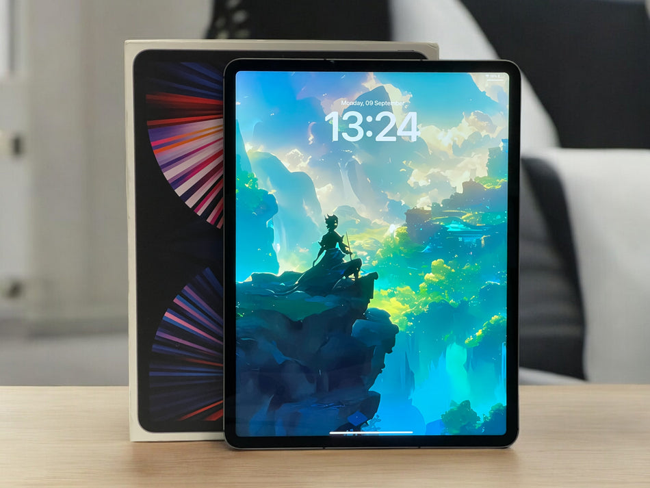 2021 12.9-inch Apple iPad Pro 5th Gen M1 (256GB, Wifi & Cellular, Space Gray) - Pre Owned / 3 Month Warranty