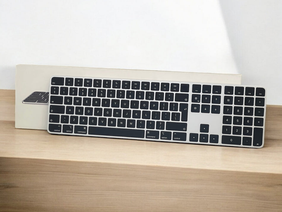 Apple Magic Keyboard with Numeric Keypad & Touch ID - International English (Black) - Demo / 3 Month Warranty - Mac Shack