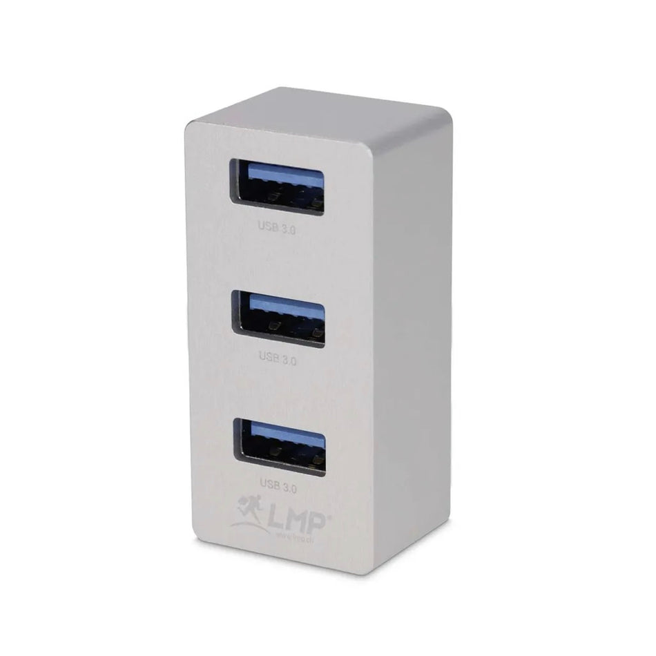 LMP USB-C Tiny Hub 3-Port USB-A Hub for iMac 24" (2021 - 2023) - Silver