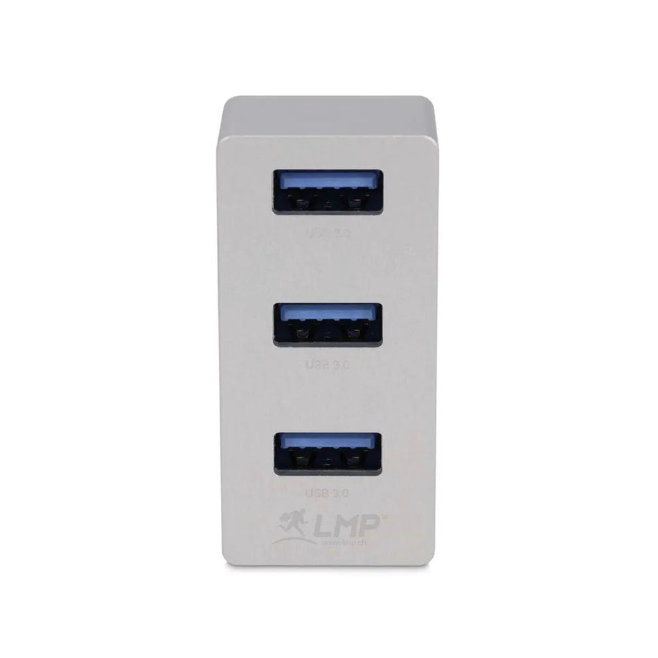 LMP USB-C Tiny Hub 3-Port USB-A Hub for iMac 24" (2021 - 2023) - Silver