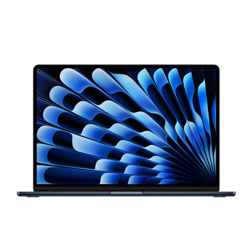 2023 Apple MacBook Air 15-inch M2 8-Core CPU, 10-Core GPU (8GB Unified RAM, 256GB, Midnight) - New / 1 Year Apple Warranty - Mac Shack