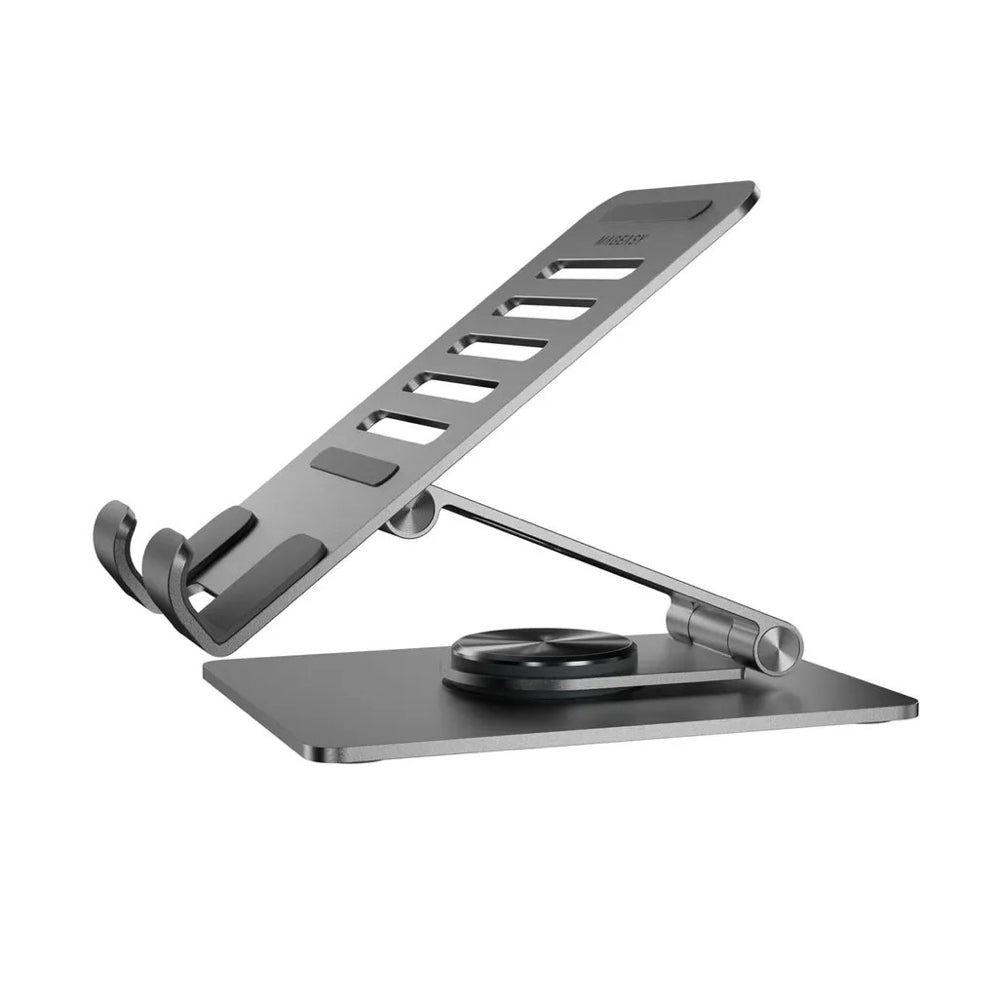 SwitchEasy STAND 360 Rotating Stand for iPhone or iPad - Silver - Mac Shack