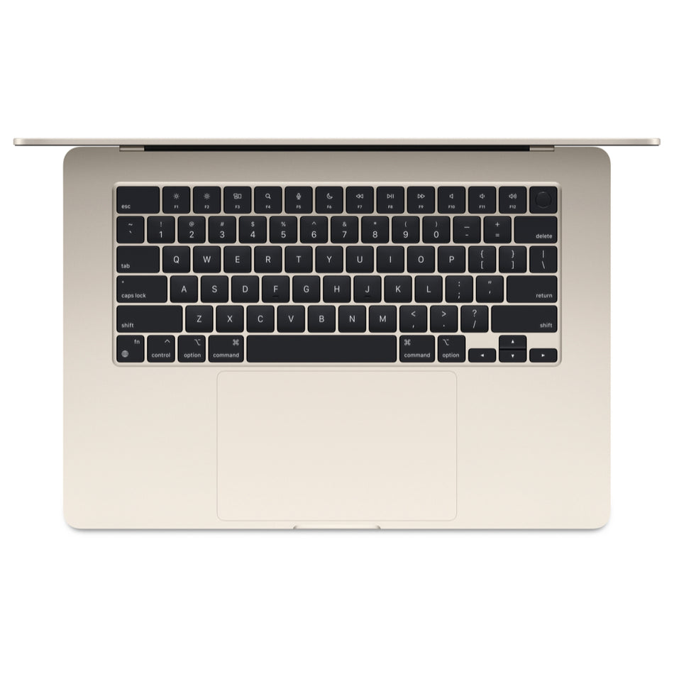 2024 Apple MacBook Air 15-Inch M3 8-Core CPU, 10-Core GPU (8GB Unified RAM, 256GB, Starlight) - New / 1 Year Apple Warranty