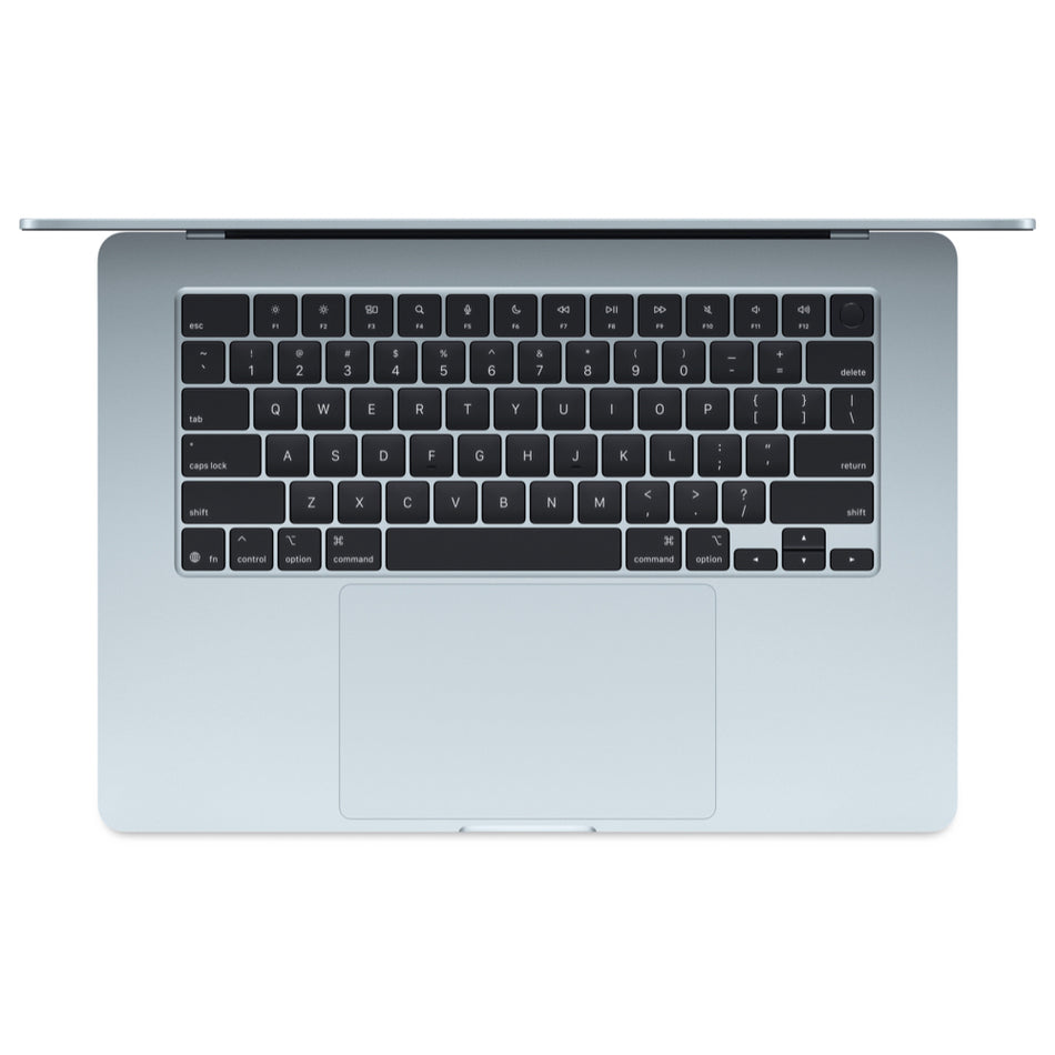 2025 Apple MacBook Air 15-Inch M4 10-Core CPU, 10-Core GPU (16GB Unified RAM, 512GB SSD, Sky Blue) - New / 1 Year Apple Warranty - Mac Shack