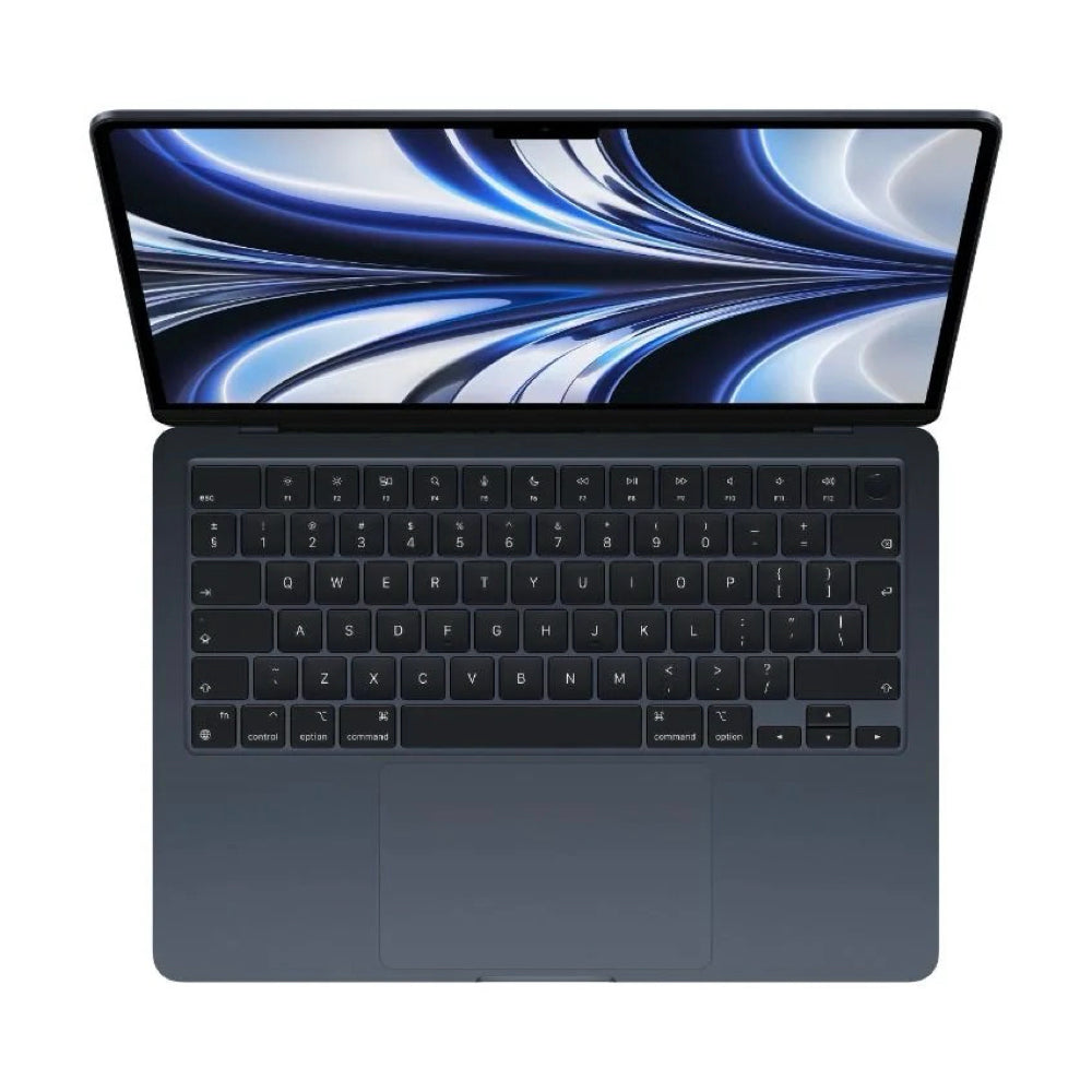 2022 Apple MacBook Air 13-Inch M2 8-Core CPU, 8-Core GPU (8GB Unified RAM, 256GB SSD, Midnight) - New / 1 Year Warranty - Mac Shack